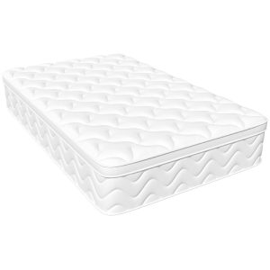 Taschenfederkernmatratze Matratze 90 cm x 200 cm x 28 cm, 7-Zonen Federkernmatratze Härtegrad H3