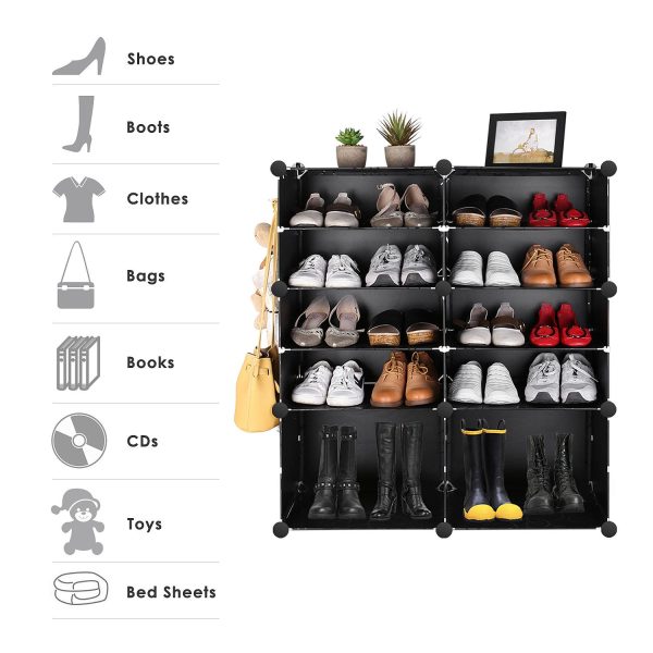 Schuhregal Schuhregal, Schuhablage, Schuh Organizer – Bild 4