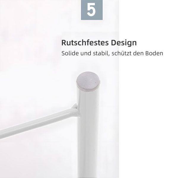Beistelltisch Couchtisch Sofatisch rund, modern 44x52 CM – Bild 3