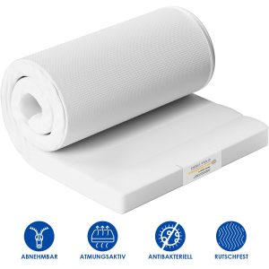 Topper Matratzentopper 7-Zonen Komfort 90 cm x 190 cm x 6 cm