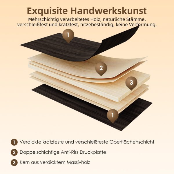 Schreibtisch Schreibtisch Computertisch Bürotisch für Büro, Heimbüro – Bild 4
